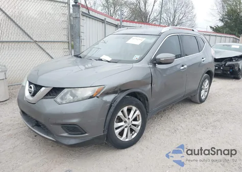 2015 Nissan Rogue Sv из США, поврежденный, VIN KNMAT2MTXFP554013